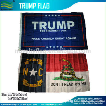 American printed garden corner flag custom polyester Trump flag